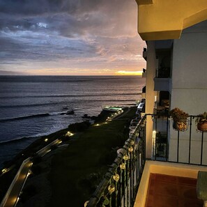 Sunset view from the balcony