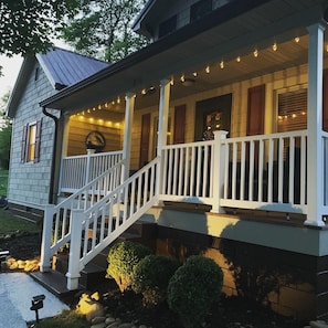 Front of the cottage