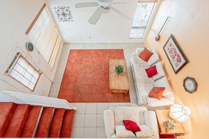 view from upstairs 