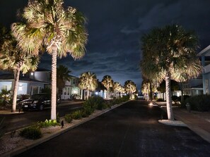 Village Walk at night