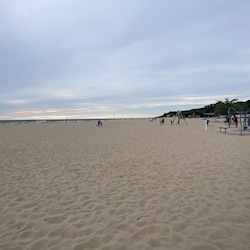 Ottawa Beach on a late summer night.