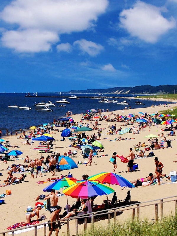 Oval Beach of Saugatuck