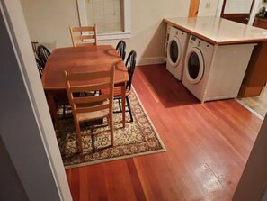 Laundry on first level