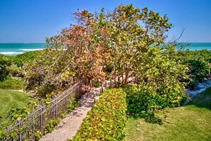 One of two gated private beach entries, can you hear the waves breaking?