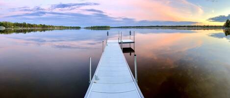 200' of Van Etten Lake frontage with steel sea wall