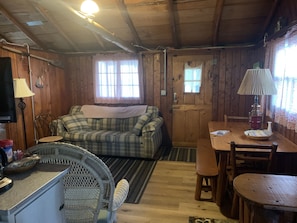 Living room and dining room 