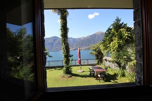 Blick von der Unterkunft