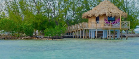 Thatch Caye Bungalow Water View 2_3