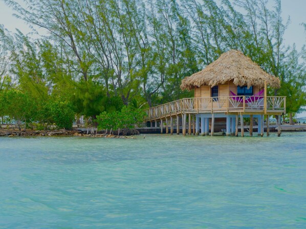 Thatch Caye Bungalow Water View 2_0