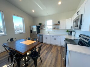 Eat in kitchen provides a wonderful family space for making memories. 