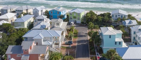 Just 3 homes away from private beach access