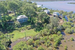 Drone photo of our house 