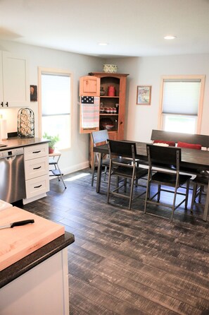 Looking towards dining area.