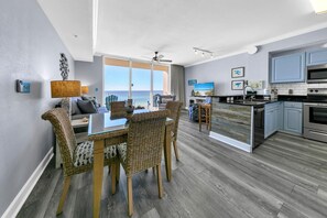 Dining to living room