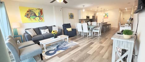 Open floor plan perfect for large families, multiples families or groups.
