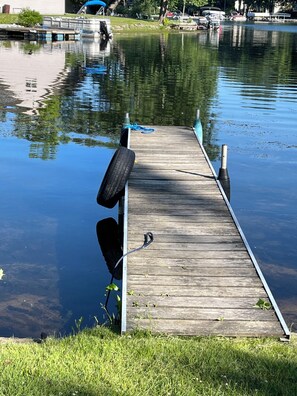 Private dock space for your owned or rented watercraft, one boat slip left side!
