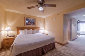 Ceiling Fan, Bed, Furniture, Flooring, Bedroom