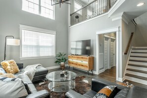 open concept living room