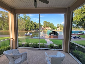 Screened in Porch off of master.