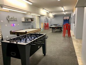 Foosball table.
