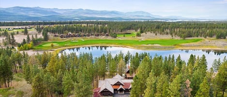 Views of Wilderness Lake and up into Canada