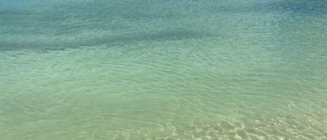 North Beach is a secluded Beach - 5 minute walk.
