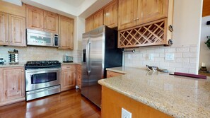 Room, Indoors, Hardwood, Flooring, Kitchen