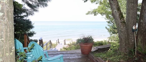 I absolutely love this view and access to Lake Michigan. 