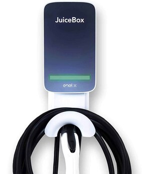 JuiceBox Level 2 charging station that can power all EV's on the market today.