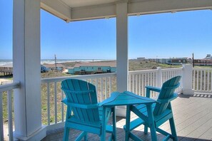 Morning coffee on the deck