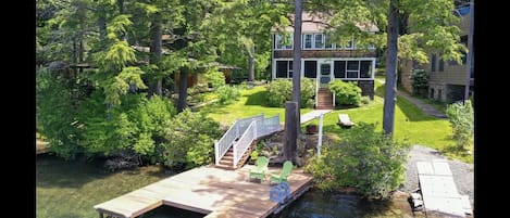 View of home from the lake