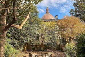 View of the capital from the spacious private back patio.