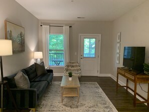 Spacious modern living room