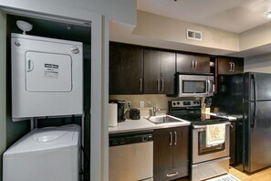 Laundry Area & Kitchen