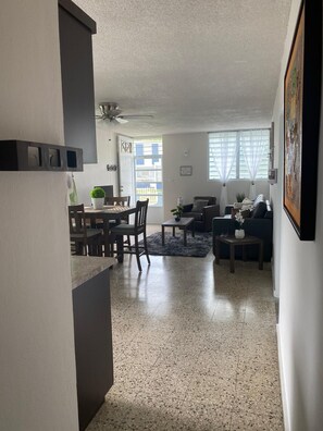 View from Hallway towards Living and Dinning