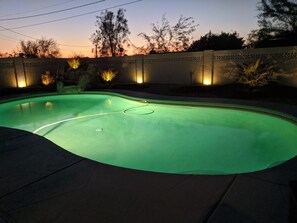 Pool at Night