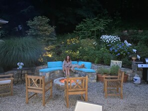 enjoy cool fall nights around the fire pit
