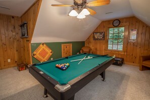 Pool Table in Game Lounge