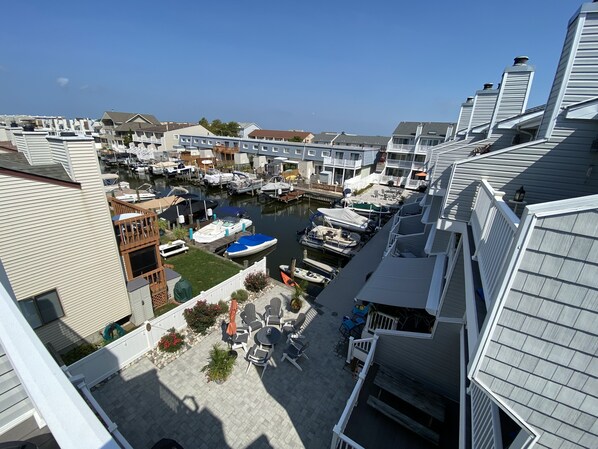 3rd Floor Master deck view of the canal 