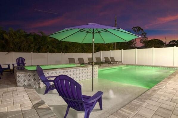 Your friends will be green with envy in this new, magnificent private pool.
