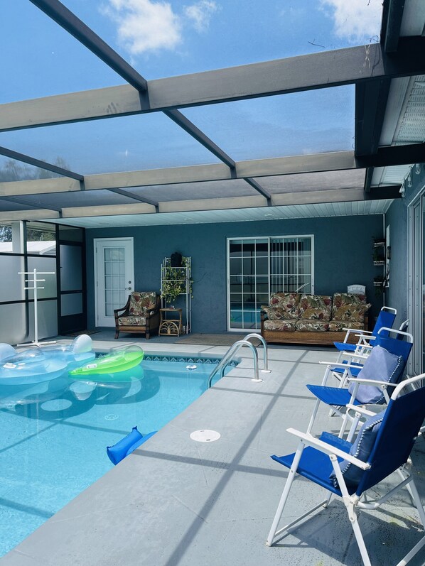 Heated pool