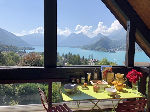 Le balcon de la chambre parentale