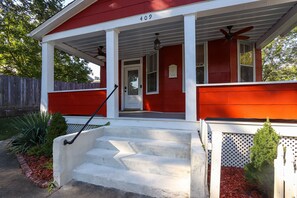 Inviting front porch