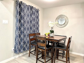 2nd half duplex dining space