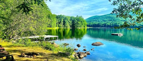 Amazing Wakondah our dock and swimming platform 