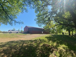 Cabin at a distance