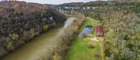 Directly on the Kentucky River Palisades a rural retreat minutes from Lexington 