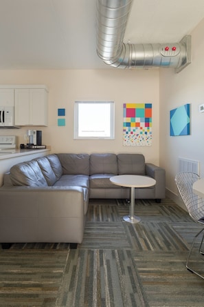 Comfy sitting area