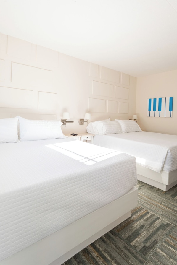 King sized beds...