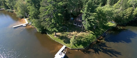 Aerial view of cabin (pontoon not included)